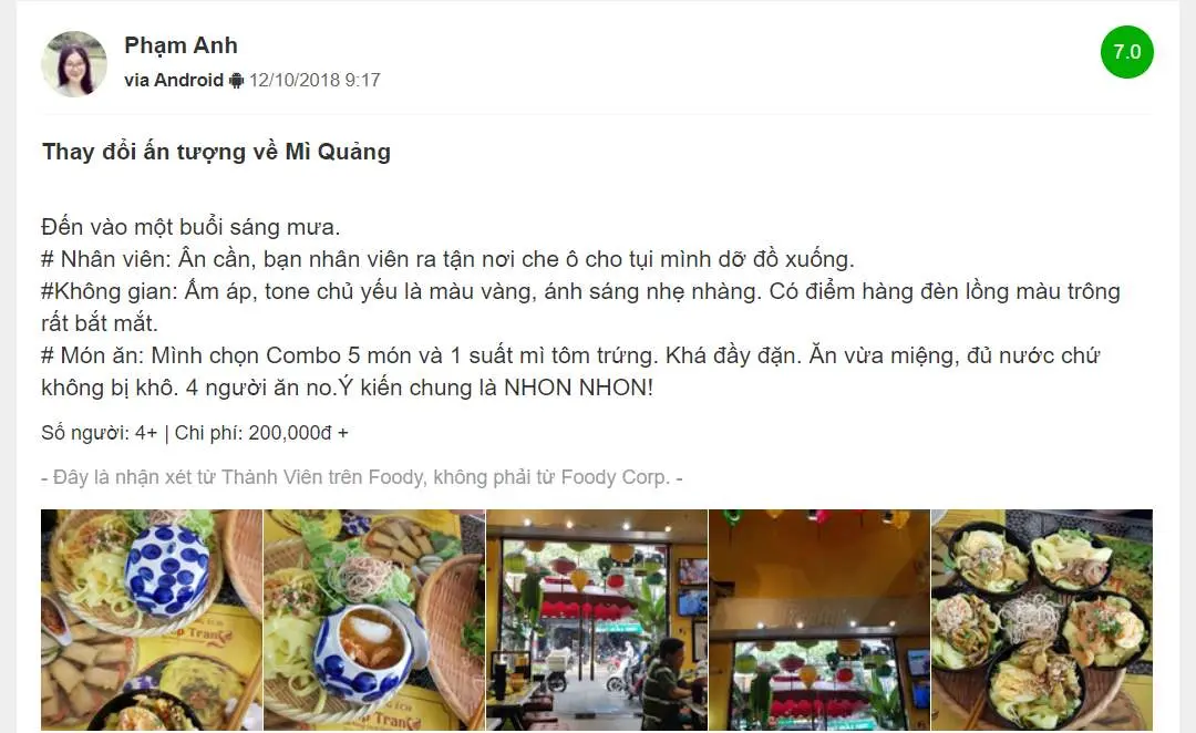 M&igrave; Quảng Ếch Bếp Trang M&oacute;n Ngon Kh&oacute; Cưỡng Khi Đến Đ&agrave; Nẵng 9