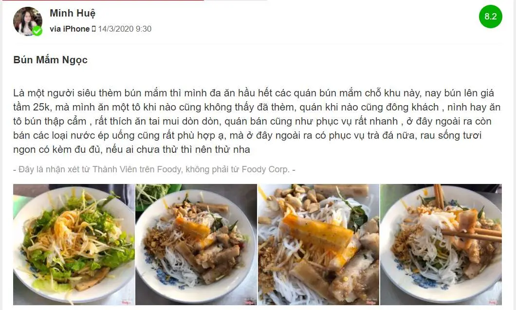 Thưởng Thức B&uacute;n Mắm Ngọc Đ&agrave; Nẵng Nức Tiếng 7