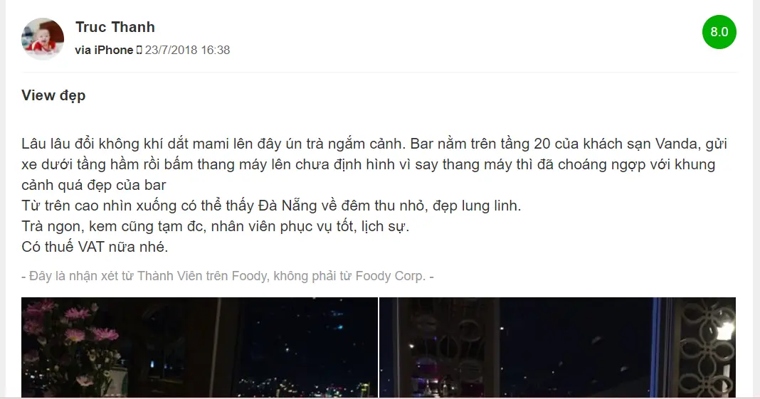 Top View Bar Da Nang - Điểm nh&igrave;n ngắm to&agrave;n th&agrave;nh phố từ tr&ecirc;n cao 7
