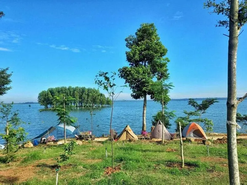 Chill cùng trải nghiệm camping Hồ Trị An cực lãng mạn 5