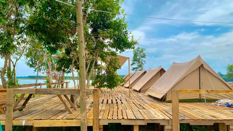 Chill cùng trải nghiệm camping Hồ Trị An cực lãng mạn 12