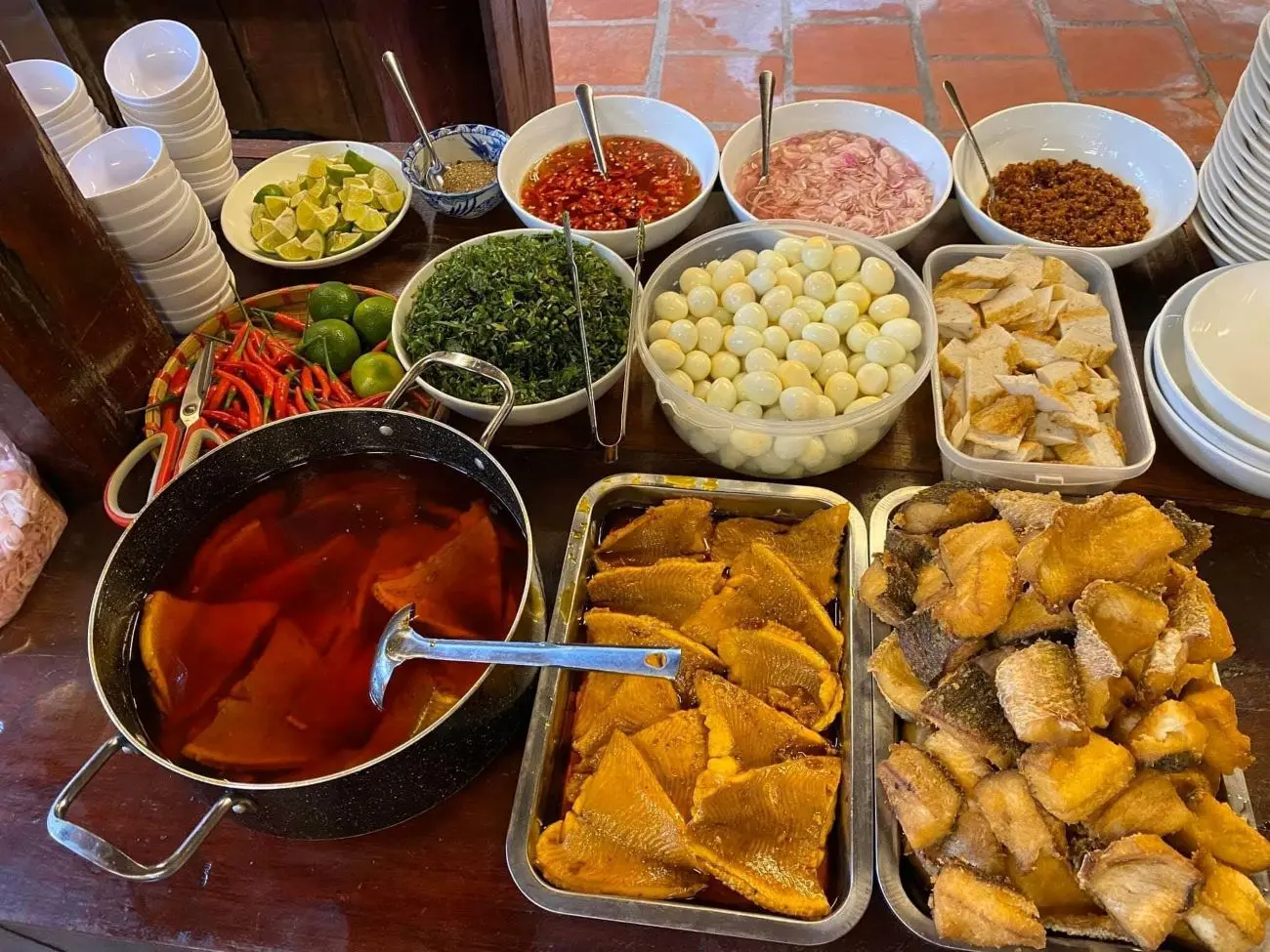 Bánh canh cá lóc Nam Giao nức tiếng tại phố núi Pleiku