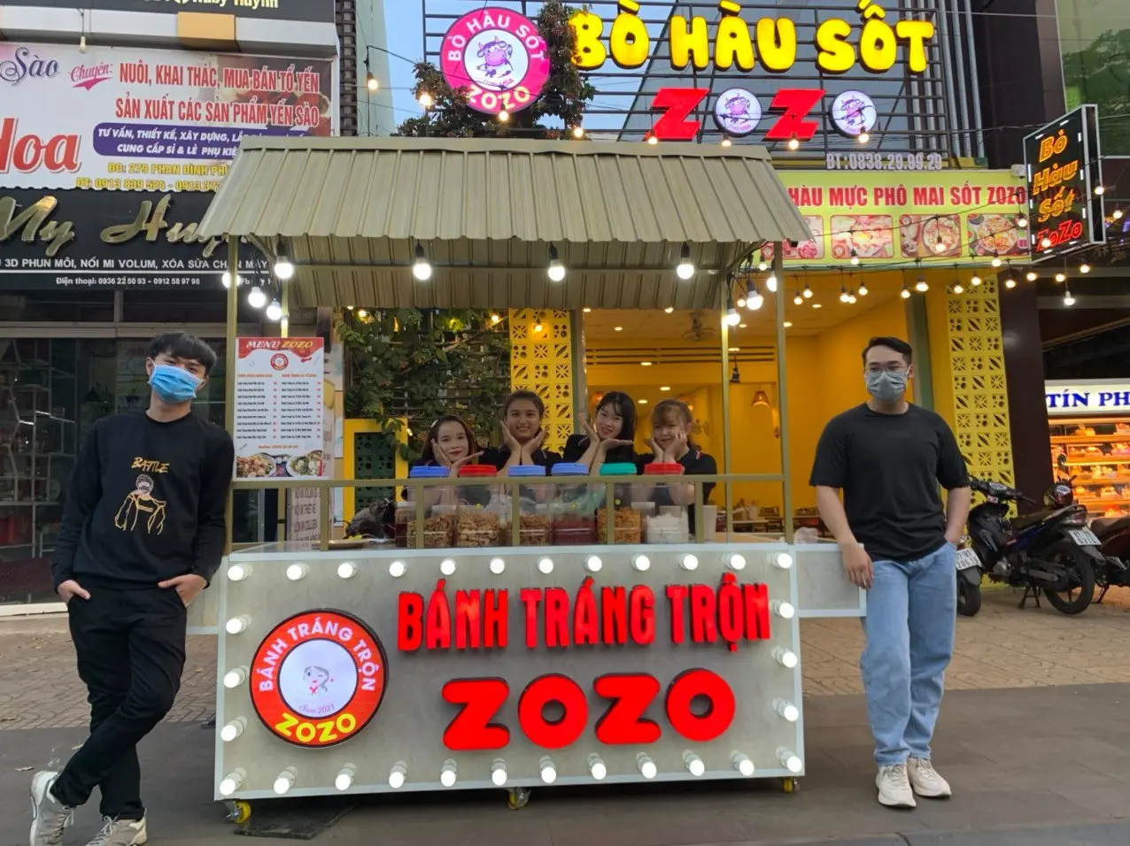 B&aacute;nh tr&aacute;ng ZoZo, qu&aacute;n ăn vặt nức tiếng tại Gia Lai 2