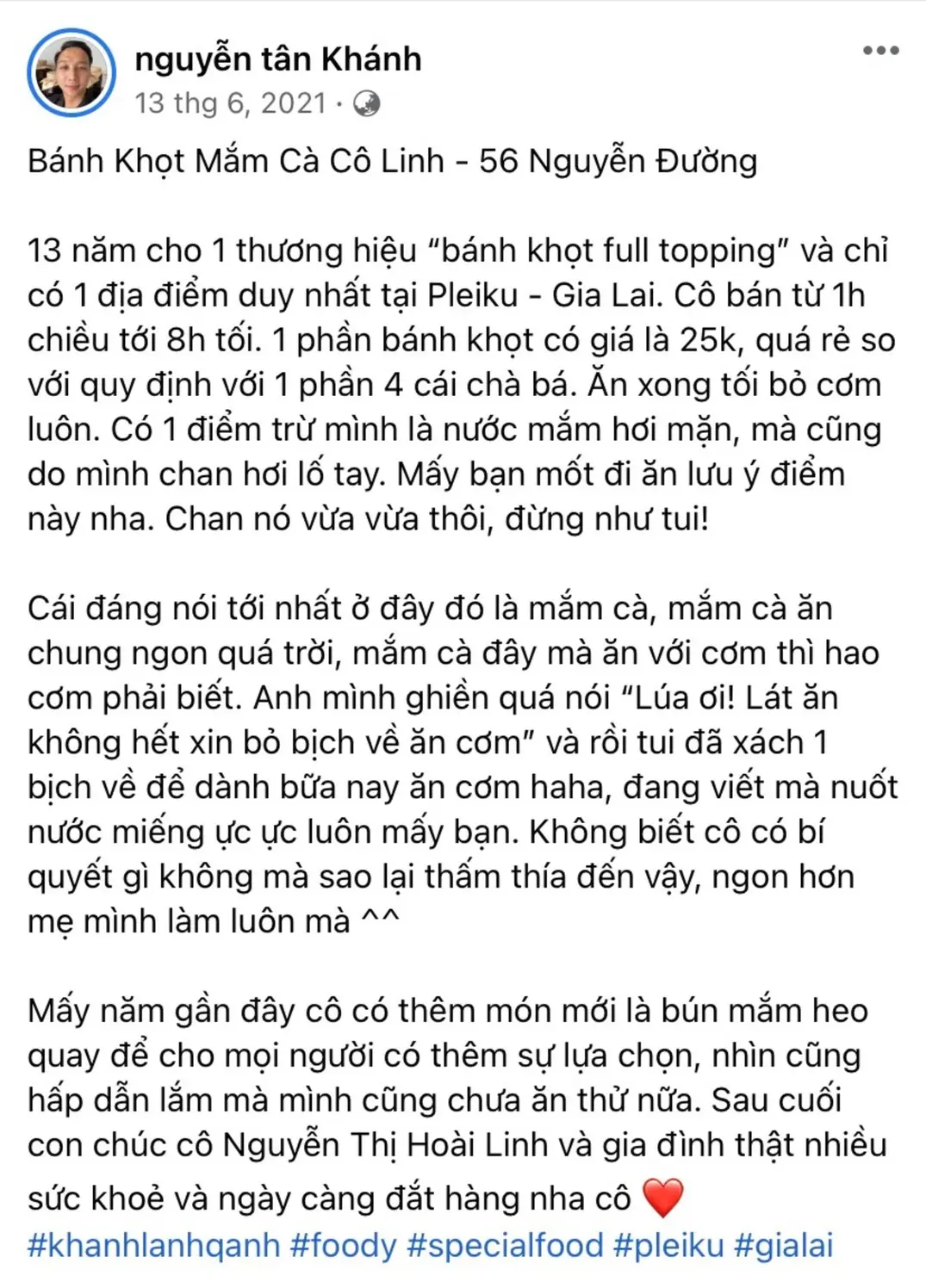 Kh&aacute;m ph&aacute; b&aacute;nh khọt mắm c&agrave; c&ocirc; Linh, qu&aacute;n ăn b&igrave;nh d&acirc;n tại Gia Lai 5
