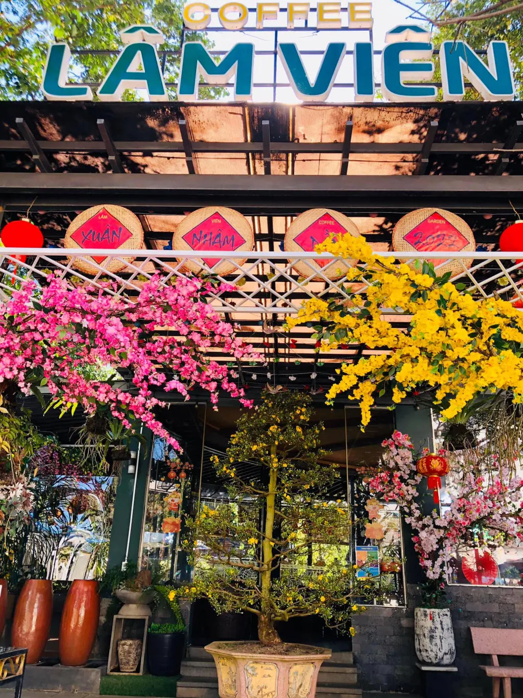 L&acirc;m Vi&ecirc;n Coffee Garden, qu&aacute;n c&agrave; ph&ecirc; kh&ocirc;ng gian xanh tại phố n&uacute;i 2