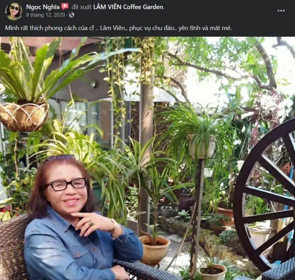 L&acirc;m Vi&ecirc;n Coffee Garden, qu&aacute;n c&agrave; ph&ecirc; kh&ocirc;ng gian xanh tại phố n&uacute;i 11