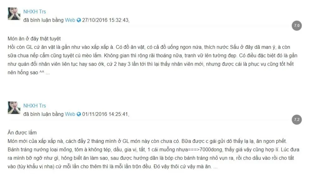 Qu&aacute;n ngon Xắp Xắp, tiệm ăn vặt si&ecirc;u ngon tại PleiKu 6
