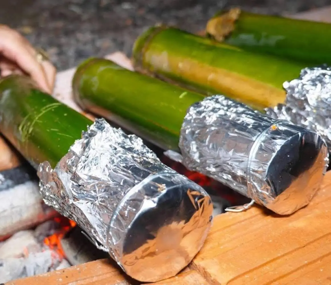 Thưởng thức b&ograve; nướng ống tre, đặc sản nổi tiếng ở Pleiku 3