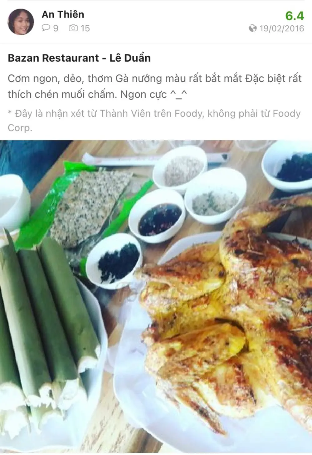 Thưởng thức qu&aacute;n cơm lam g&agrave; nướng Bazan nức tiếng tại Gia Lai 11