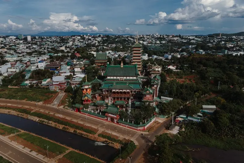 V&atilde;n cảnh Ch&ugrave;a Minh Th&agrave;nh, kh&ocirc;ng gian kiến tr&uacute;c ấn tượng tại Gia Lai 2