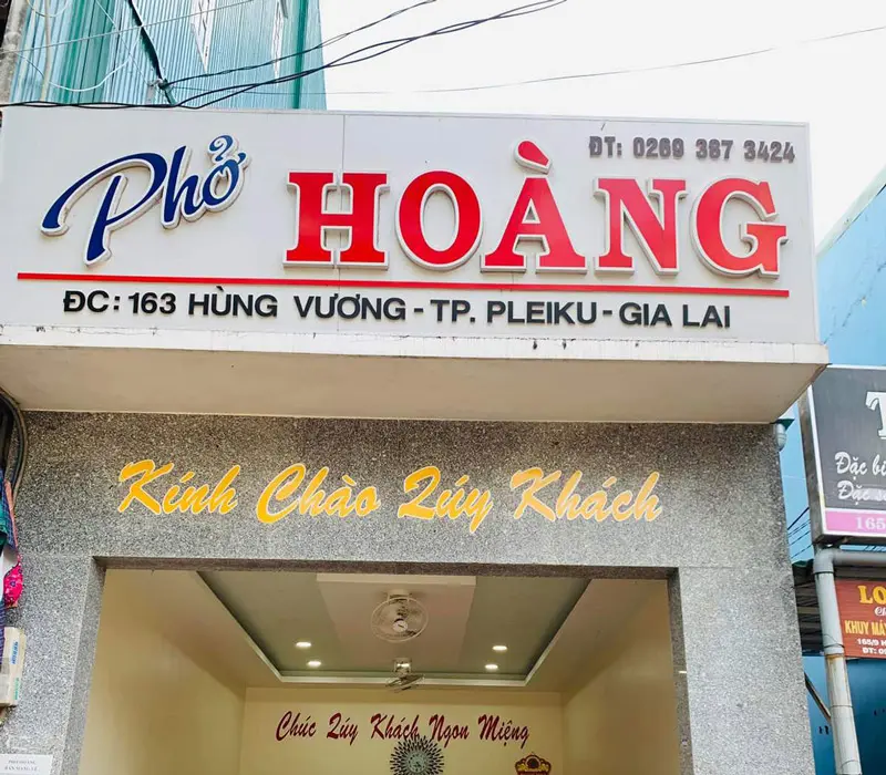 Thưởng thức hương vị phở Hoàng Gia Lai nức tiếng Pleiku
