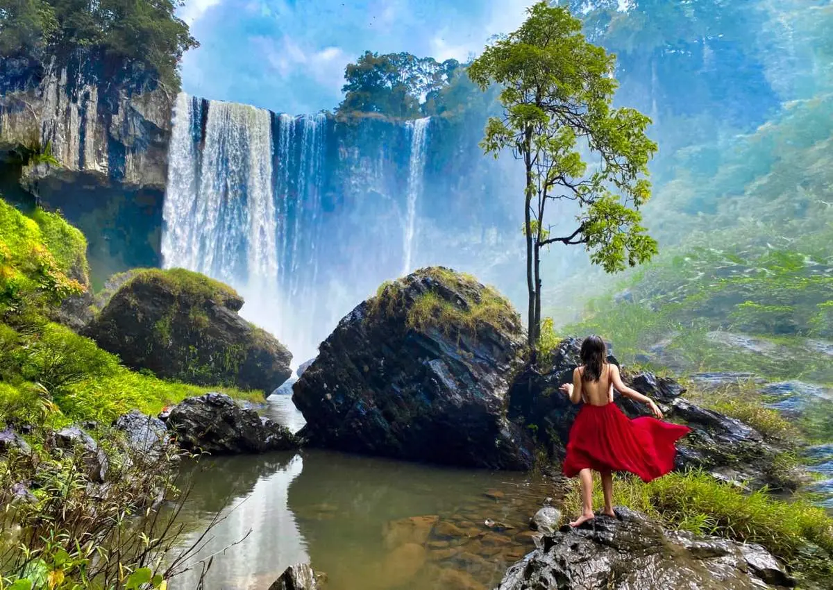 Lịch tr&igrave;nh trekking th&aacute;c Hang &Eacute;n, tuyệt t&aacute;c thi&ecirc;n nhi&ecirc;n ở Kbang 2