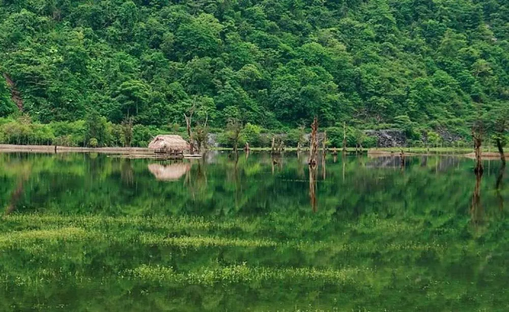 Hồ Noong - Chốn bồng lai giữa l&ograve;ng H&agrave; Giang 4