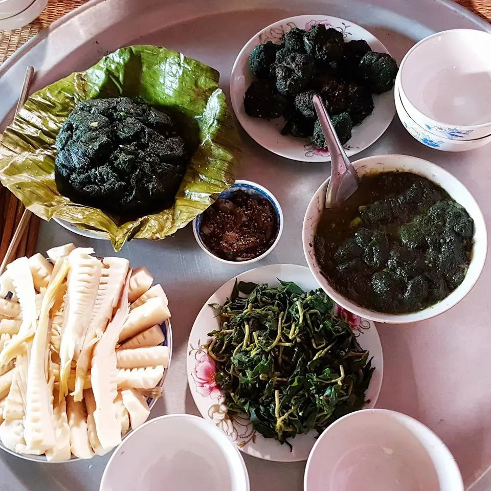 Say lòng với vị ngon lạ miệng của rêu nướng Hà Giang