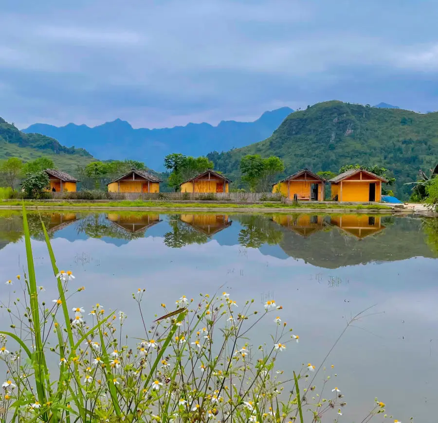 Độc đ&aacute;o Những nếp nh&agrave; tr&igrave;nh tường ở H&agrave; Giang 2