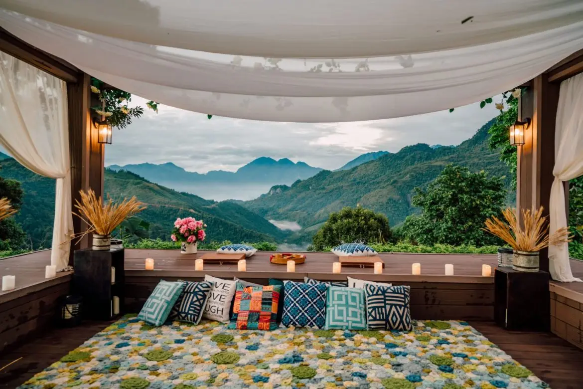 Review resort 5 sao ở H&agrave; Giang c&ugrave;ng ca sĩ Quang Vinh v&agrave; Yến Trang 6
