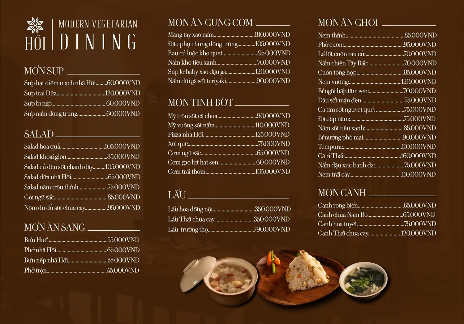 Thưởng thức ẩm thực chay l&agrave;nh mạnh tại Nh&agrave; h&agrave;ng Hồi Chay Hạ Long 7