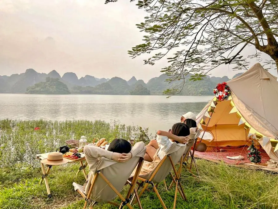 5 điểm cắm trại ở H&agrave; Nội si&ecirc;u th&uacute; vị bạn kh&ocirc;ng n&ecirc;n bỏ lỡ 5