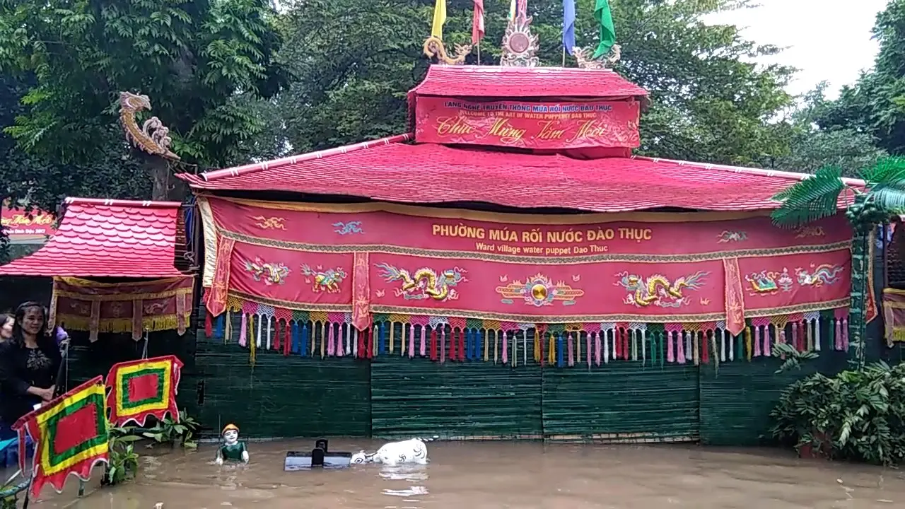 Gh&eacute; thăm l&agrave;ng rối nước Đ&agrave;o Thục - Kh&aacute;m ph&aacute; nghệ thuật m&uacute;a rối nước độc đ&aacute;o 3
