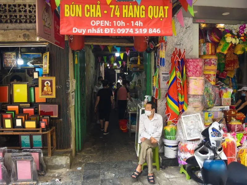B&uacute;n chả H&agrave;ng Quạt, hương vị đặc trưng của H&agrave; Th&agrave;nh 2