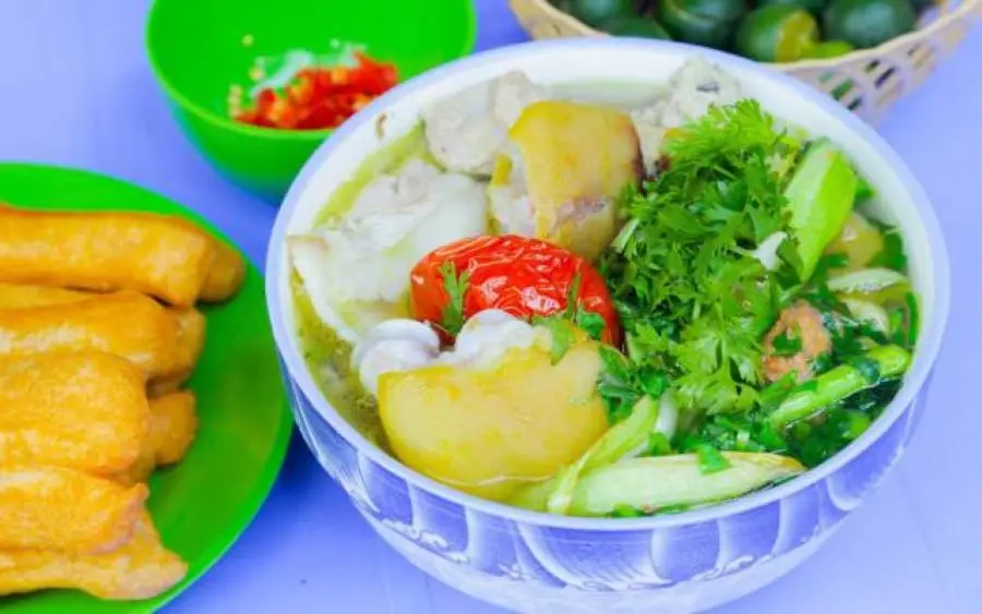 B&uacute;n dọc m&ugrave;ng H&agrave; Nội, m&oacute;n ăn vừa bổ dưỡng vừa vui miệng 2