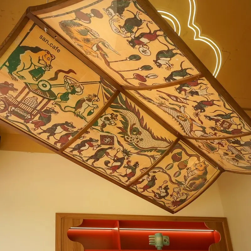 Kh&aacute;m ph&aacute; văn h&oacute;a tại Sắn.cafe c&ugrave;ng kh&ocirc;ng gian đậm chất Đ&ocirc;ng Hồ 10