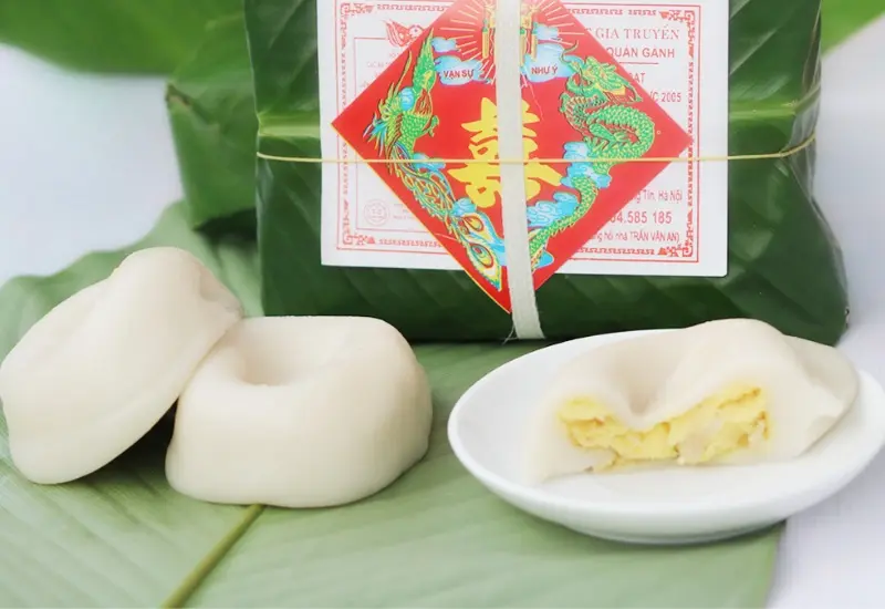 Nức mũi với b&aacute;nh d&agrave;y Qu&aacute;n G&aacute;nh, thơm ngon chuẩn vị H&agrave; Nội 5