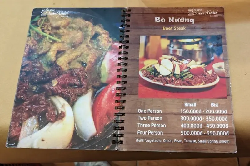 Thưởng thức B&ograve; nướng Xu&acirc;n Xu&acirc;n thơm ngon nức mũi tại phố M&atilde; M&acirc;y 2