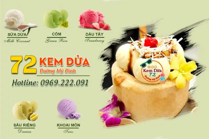 Top 6 địa chỉ thưởng thức kem C&ocirc;n Đảo dừa đất ngay tại H&agrave; Nội 10