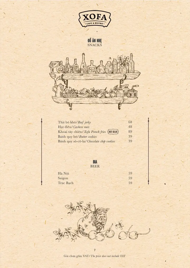 Xofa Caf&eacute; & Bistro: nơi tr&uacute; ch&acirc;n ấm &aacute;p mỗi khi đ&ecirc;m về 15