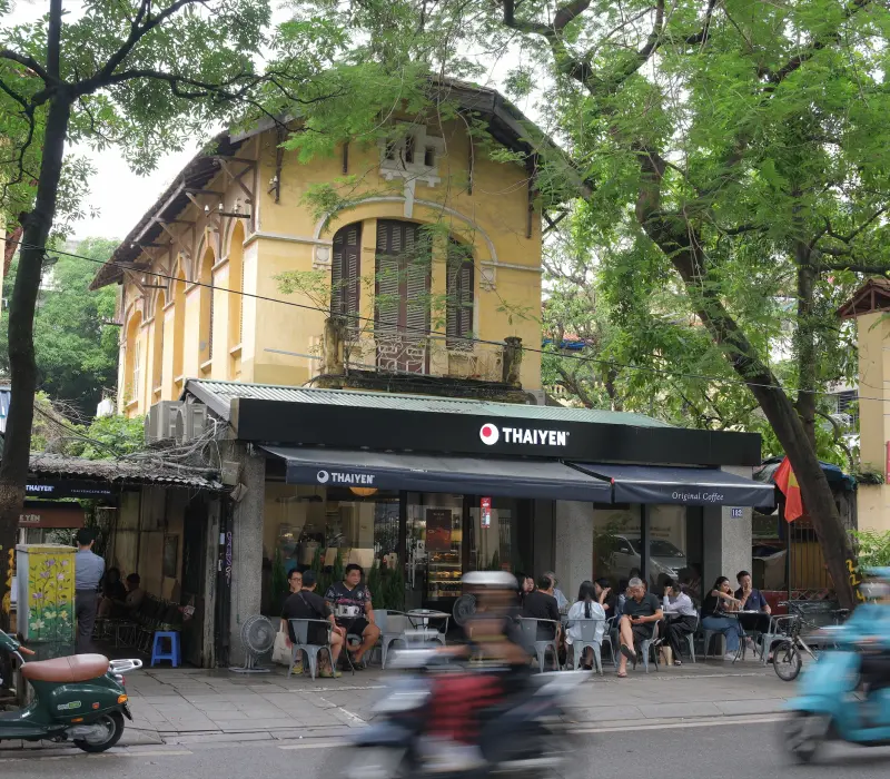 THAIYEN Cafe Quán Thánh (Thái Yên): Tiệm cà phê vibe trong trẻo giữa Hà thành
