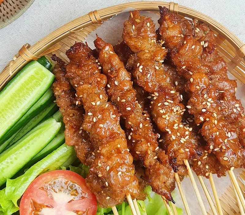 Top 10 quán thịt xiên nướng Hà Nội thơm ngon khó cưỡng