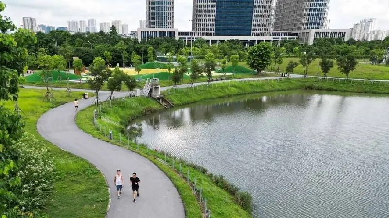 Hồ Mễ Tr&igrave;: Kh&ocirc;ng gian xanh y&ecirc;n b&igrave;nh giữa l&ograve;ng H&agrave; Nội 4