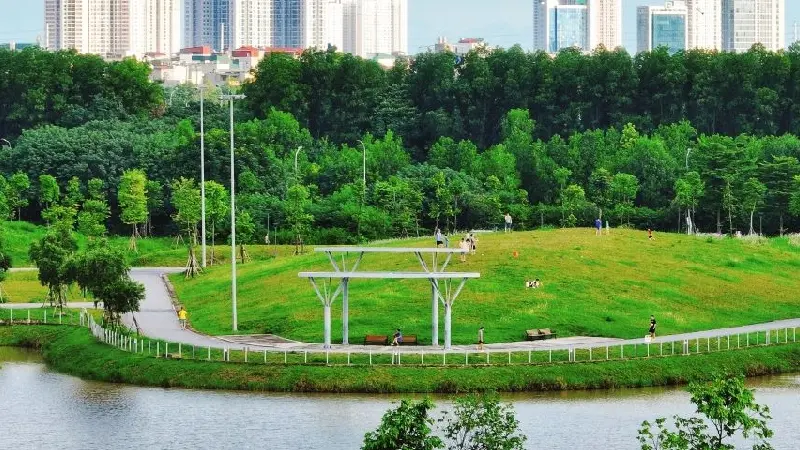 Hồ Mễ Tr&igrave;: Kh&ocirc;ng gian xanh y&ecirc;n b&igrave;nh giữa l&ograve;ng H&agrave; Nội 6