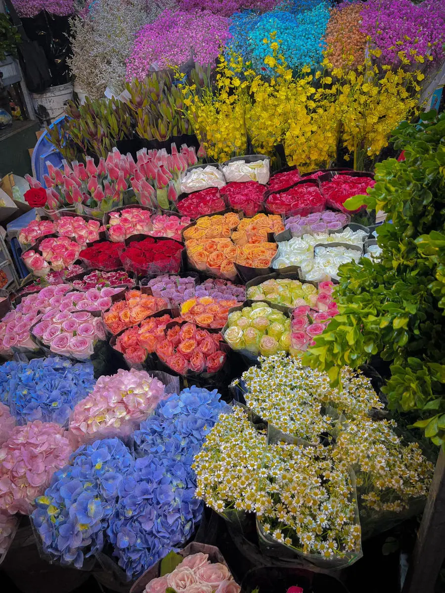 Kh&aacute;m ph&aacute; Chợ hoa Quảng B&aacute; về đ&ecirc;m c&oacute; g&igrave; đặc sắc 3