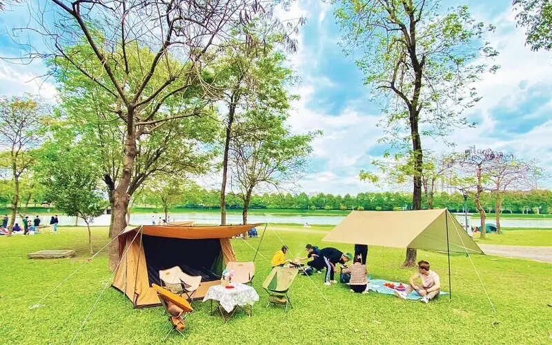 M&aacute;ch bạn top 18 điểm camping H&agrave; Nội c&oacute; cảnh đẹp cực chill 4
