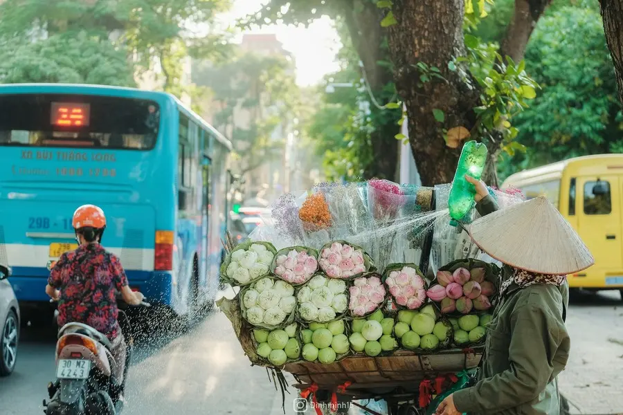 N&eacute;t thanh tao của H&agrave; Nội giao m&ugrave;a tr&ecirc;n từng g&oacute;c phố 5