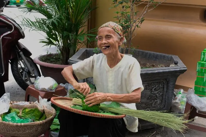 Ng&aacute;t hương L&agrave;ng V&ograve;ng : Địa danh nổi tiếng với nghề l&agrave;m cốm 8