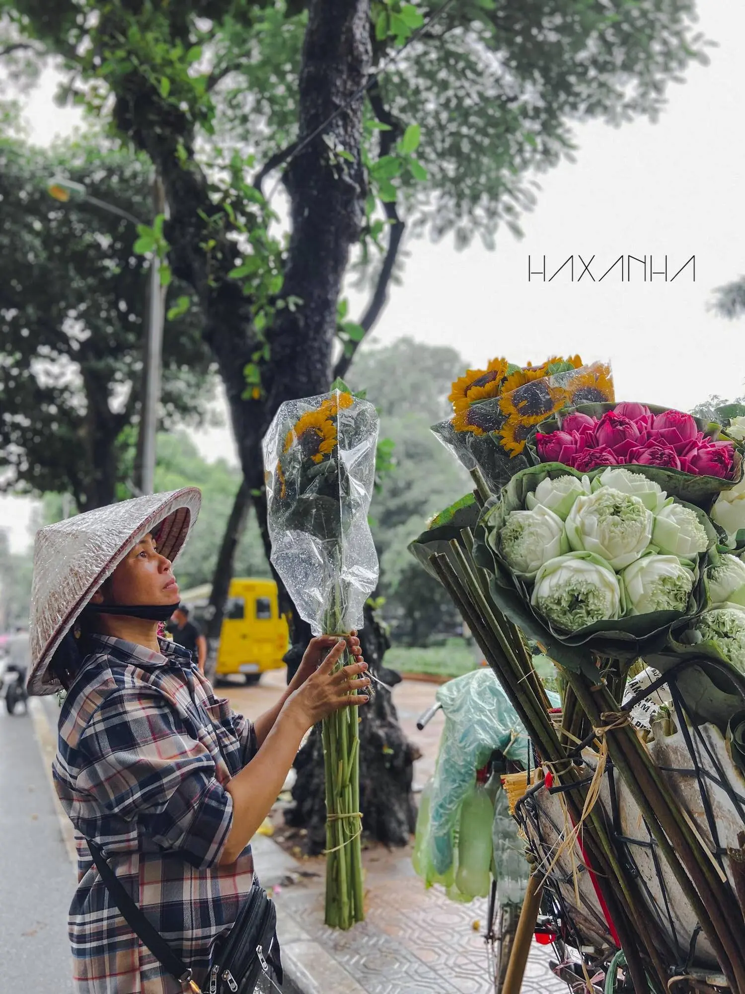 Những chiếc xe hoa g&aacute;nh cả trời thương nhớ H&agrave; Nội 4