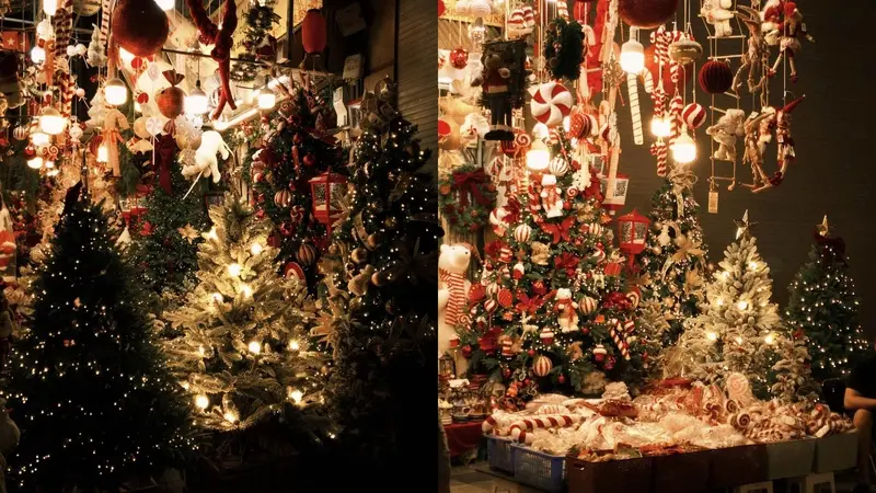 Phố H&agrave;ng M&atilde; lung linh trước thềm Noel 2025 2