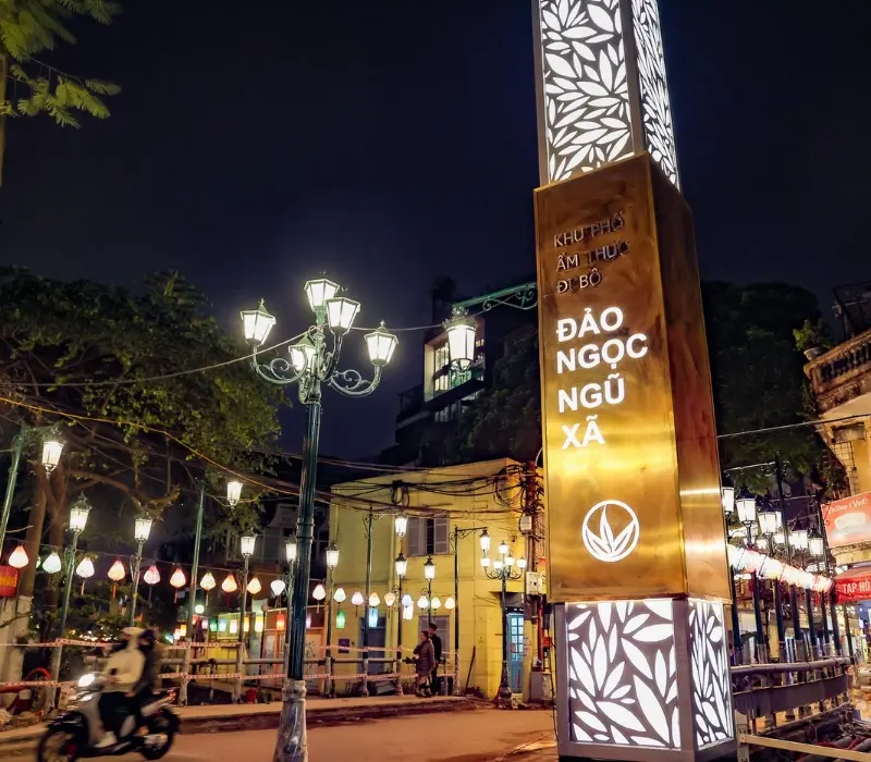 Khám phá phố ẩm thực Đảo Ngọc - Ngũ Xã: Thiên đường ăn uống