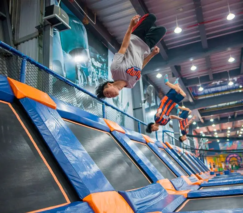 Vui chơi tại Jump Arena Hà Nội review khu Trampoline nổi tiếng