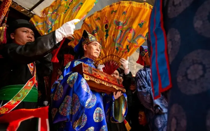 Lễ hội l&agrave;ng Triều Kh&uacute;c: Di sản văn h&oacute;a thu h&uacute;t đ&ocirc;ng đảo du kh&aacute;ch 7