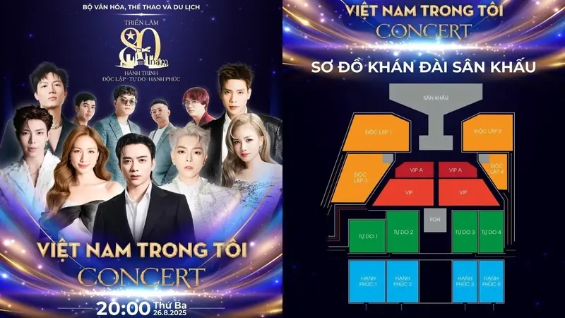 Lịch tr&igrave;nh chi tiết 10 Concert Quốc gia dịp 2/9 v&agrave; chuỗi sự kiện đặc sắc 6