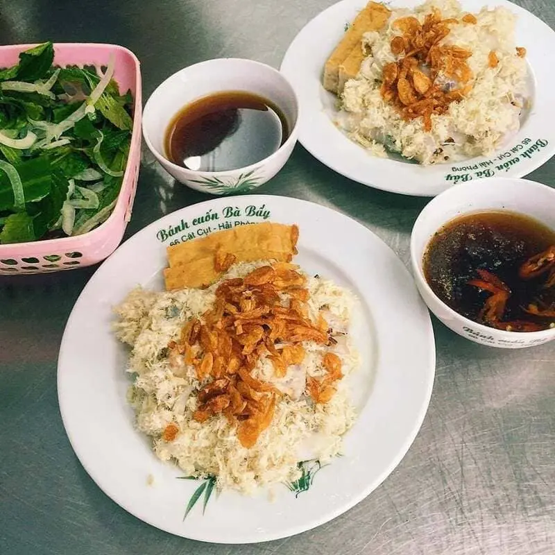 10 qu&aacute;n b&aacute;nh cuốn Hải Ph&ograve;ng mang phong vị đậm chất đất Cảng 2