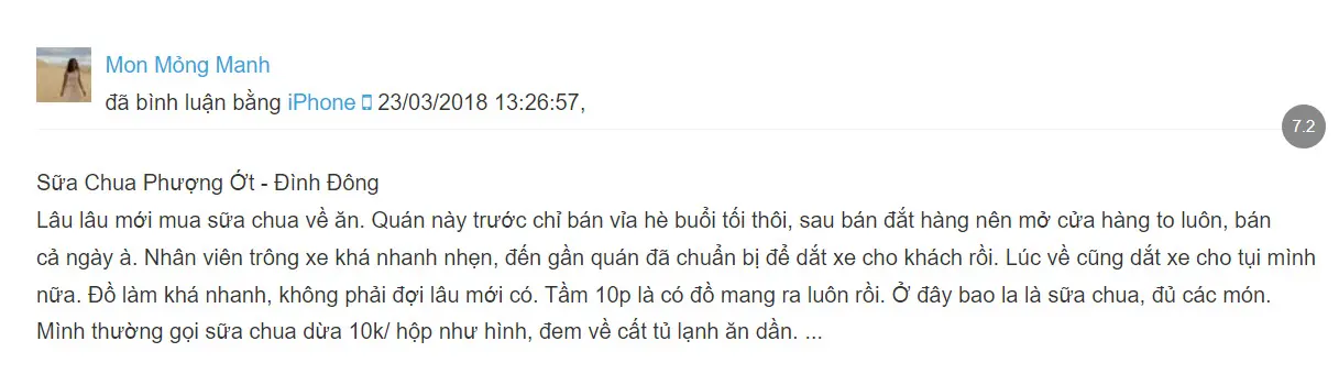 An ủi chiếc bao tử với Sữa chua Phượng Ớt Hải Ph&ograve;ng nổi nhất khu Đ&igrave;nh Đ&ocirc;ng 10