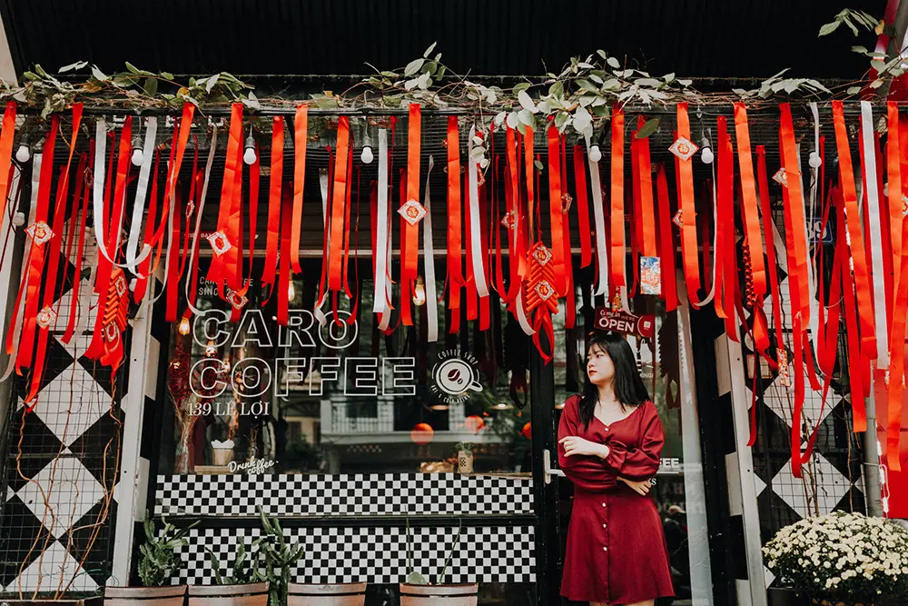 Caro Coffee - Qu&aacute;n c&agrave; ph&ecirc; sống ảo si&ecirc;u chất lượng 6