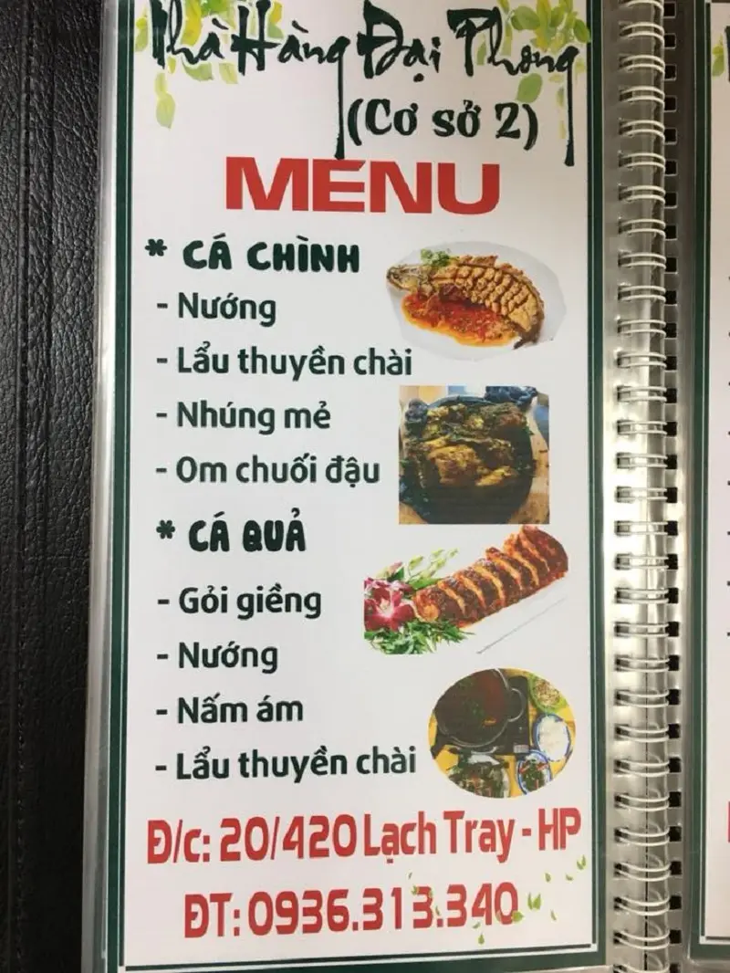 Hấp dẫn với thực đơn tại Nhà hàng hải sản Đại Phong Hải Phòng 9
