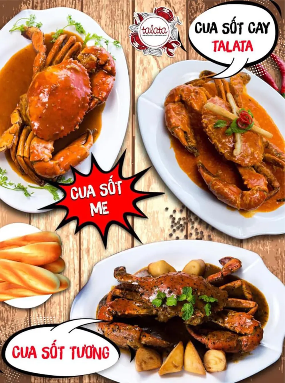 Khám phá ẩm thực tại chuỗi nhà hàng hải sản Talata Seafood Restaurant 11