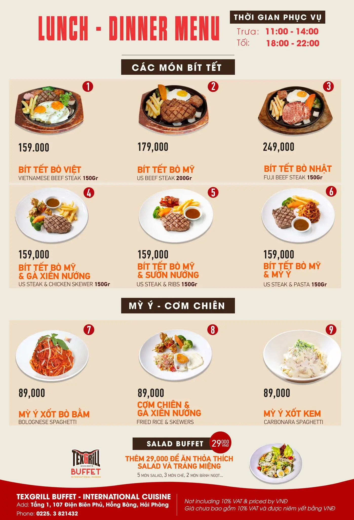 Lạc v&agrave;o ch&acirc;u &Acirc;u cổ điển tại Texgrill Restaurant Hải Ph&ograve;ng 6